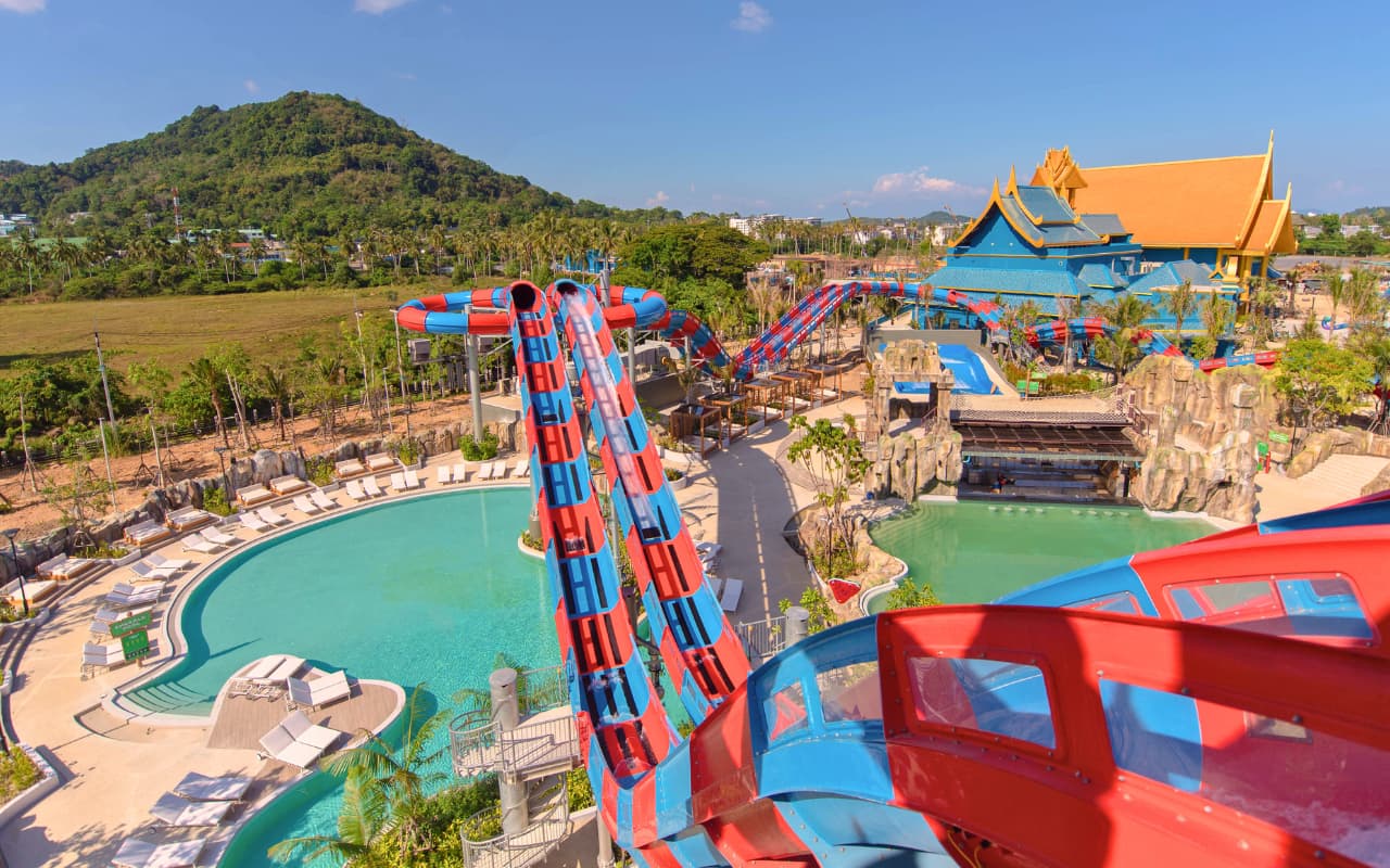 This Phuket water park has many exciting activity zones